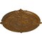 Ekena Millwork Attica Acanthus Leaf Medallion (Canopies up to 3 1/4"), 30 1/8"OD x 1 1/2"P, Smokey Topaz Crackle CM30ATSTC - alternate 2